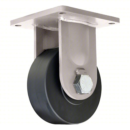 Hamilton Plate Caster, Rigid, Nylon, 11"H R-ZFMD-84NYB