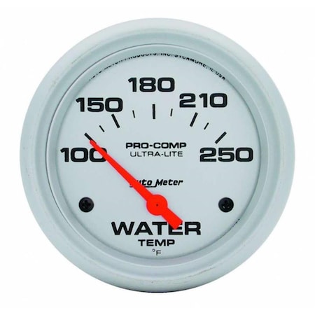 Auto Meter 4437 UltraLite Electric Water Temp Gauge 2.62 in. 0250 ATM4437