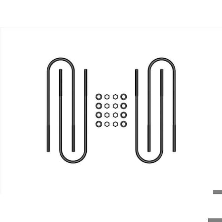 Icon Vehicle Dynamics 00-04 FSD FRONT SEMI ROUND U-BOLT KIT 37001