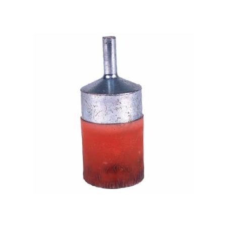 Weiler Polyflex Crimped Wire Hollow End Brushes, Steel, 16,000 rpm, 3/4, 10PK 804-35345