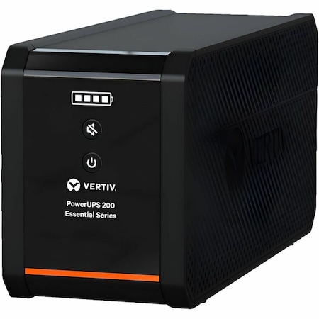 Vertiv POWERUPS 200 ESSENTIAL, 600VA/360W, 120V LINE INTERACTIVE DESKTOP UPS PSA6E-600LVT