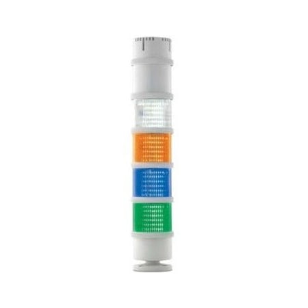 Edwards Signaling Tower Light Module, 120V AC, Green, 70 mm Dia., 3 1/8 in Height, LED, 270BC Series 270LEDSG120A