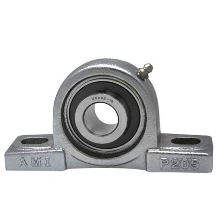 Ami Bearings SINGLE ROW BALL BEARING - 1-1/2in MEDIUM SET SCREW NICKEL PILLOW BLOCK UCPX08-24NP