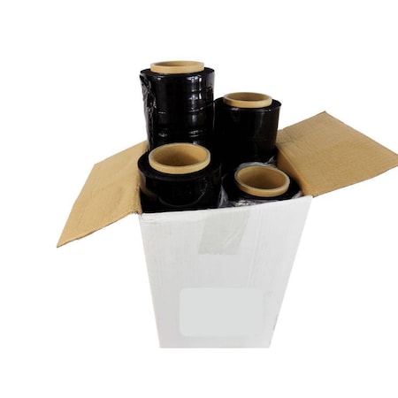 Wod Tape SFC100 Heavy Duty Stretch Wrap for Palletizing or Moving Black: 18 in. x 1000 ft, 4PK WOD SFC100-18000-4-1000-OBL