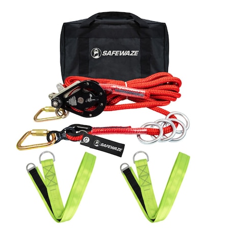 Safewaze 60 ft 4-Person Rope HLL Cross Arm Straps 019-8013