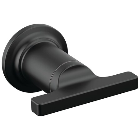 Delta Tetra Wall Mount Tub Filler Handle - T-Lever In Matte Black H592BL