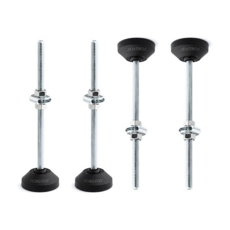 Powertec Toggle Clamp Foot, 6" Long, 4 PK 71700-P4N