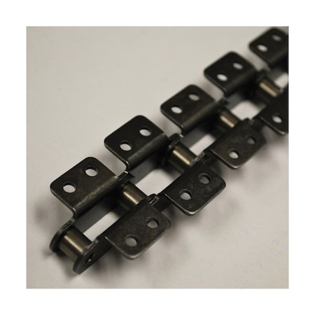 Tsubaki Double Pitch Standard Conveyor chain, 10 ft OAL, 1-1/4 P, 0.4 Dia x 3/8 in W Roller C2050K23LRB