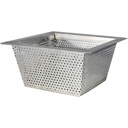 Amgood Floor Drain Strainer Stainless Steel, 10 in. x 10 in. x 5 in. SSSS-10X10X5-Z