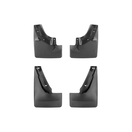 Weathertech Black, No Drill MudFlaps 110177-120159