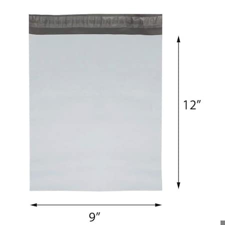 Fantapak Opaque White Poly Mailer Bag, 2., PK1000, Width: 9 PM9X12