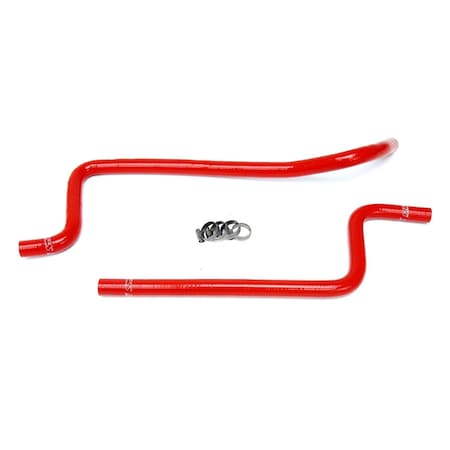 Hps Performance High Temp Reinforced Silicone Heater Coolant Hose Kit, Red,  57-1221H-RED