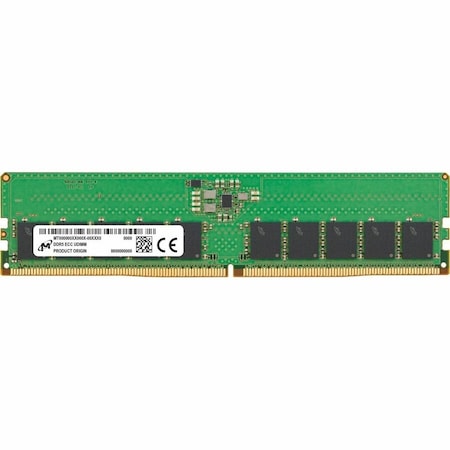 Micron DDR5 ECC UDIMM 16GB 1RX8 5600 CL46 (16GBIT) (SINGLE PACK) MTC10C1084S1EC56BR