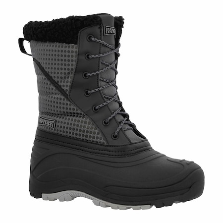 Ranger Youth Winter Boot, 4 M, 8 in H, Black RGSBY00