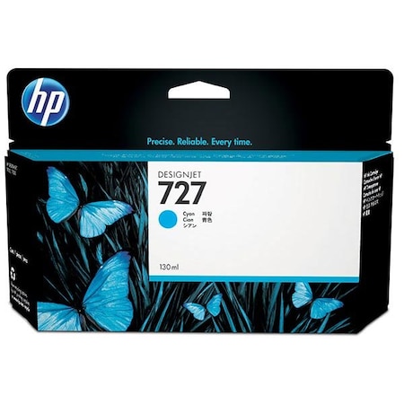Hp 727 (B3P19A) Cyan Original Ink Cartridge (130 ml) B3P19A