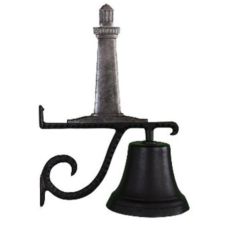 Swivel Cast Bell With Swedish Iron Cape Cod Lighthouse Ornament SW389349