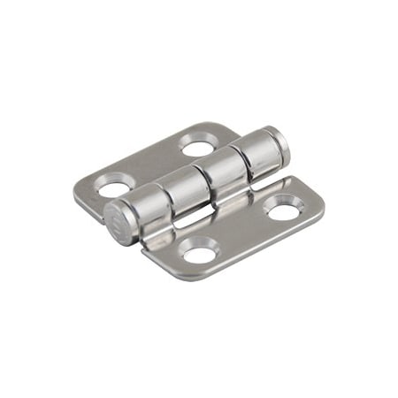 Southco Hinge, Small Leaf, 38mm 1.50 in Long, 304 Stainless Steel, Passivized N6-4E-422-20