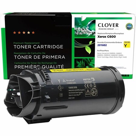 Cig CLOVER IMAGING REMANUFACTURED XEROX 106R03918 YELLOW LASER CARTRIDGE 201602