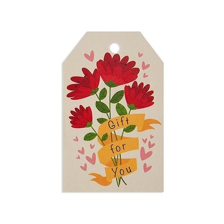 Nashville Wraps Gift For You Gloss Gift Tag, .25x3.5, 50PK PTGIF