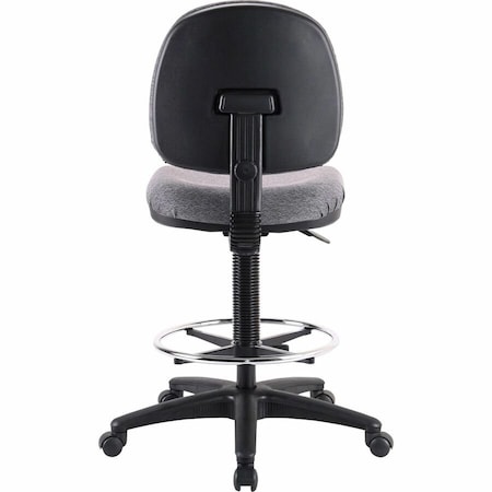 Lorell Millenia Adjustable Task Stools, Gray LLR80009
