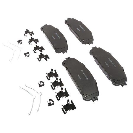 Acdelco PAD KIT FRT DISC BRK, Disc Brake Pad Set,  17D1324CHF1