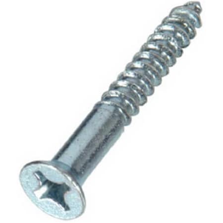 Hillman 40180 No. 14 x 1.5 in. Zinc Wood Screw, 100PK 171405
