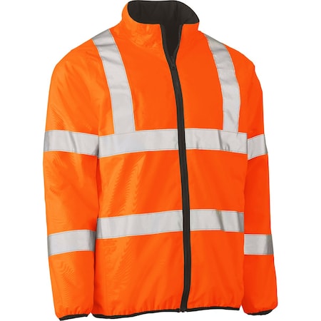 Bisley ANSI Type R Class 3 Reversible Puffer Jacket 333M6350H-OR/2XL
