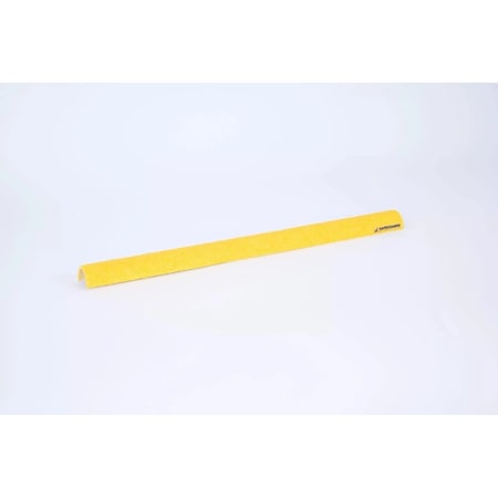 Safeguard Technology 19x1.5in Anti-Slip Ladder Rung, FRP Fiberglass Round, Coarse (Industrial), Yellow LFRIE-YLW-19x1.5