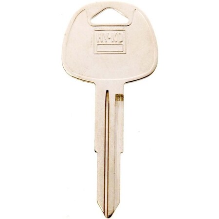 Hy-Ko Automotive Key Blank, Brass, Nickel, For: Hyundai Vehicle Locks, HY14 Key Number 11010HY14
