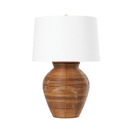 Hudson Valley Lighting Newark 1 Light Table Lamp 19.5 In. Vintage Gold Leaf L1877-VGL