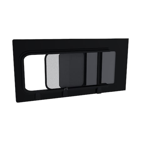 Brixwell 1102mm x 569mm Glass Window for Mercedes Vito Metris, Passenger 1st Sliding Side with Fly Screen DTVT008-INT