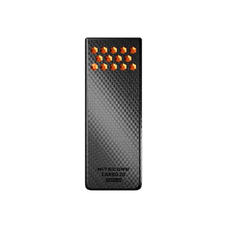 Nitecore 20,000mAh 65W Waterproof USB-C Power Bank, Orange Carbo 20