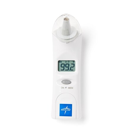Medline Tympanic Ear Thermometer with Easy Probe Release MDS9700