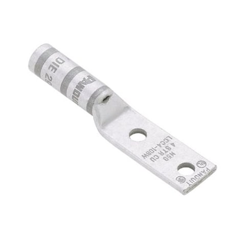 Panduit One-Hole Compression Lug, 36617 AWG Max, Long Barrel, Copper, Purple LCCX4/0-14B-X