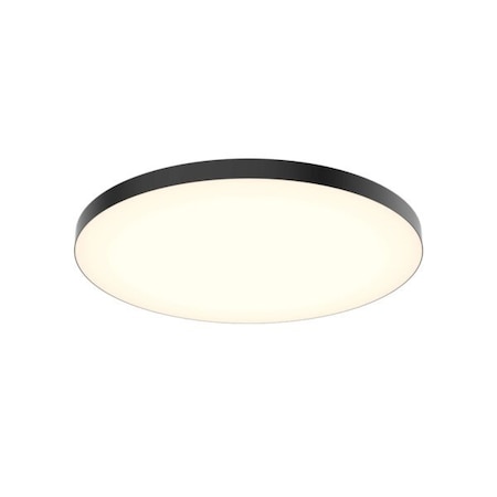 Dals Lighting Fusion 12'' LED Flush Mount, Black TLFM12-CC-BK