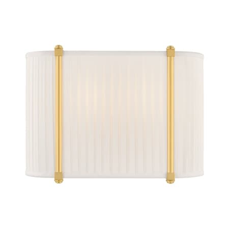 Hudson Valley Lighting Cornell 2 Light Wall Sconce in Aged Brass Finish AH6308-AGB