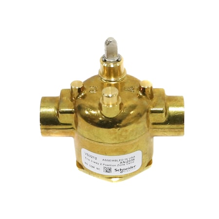 Erie Controls Valve 1/2"Swt 3W Steam 3.0Cv VS3212