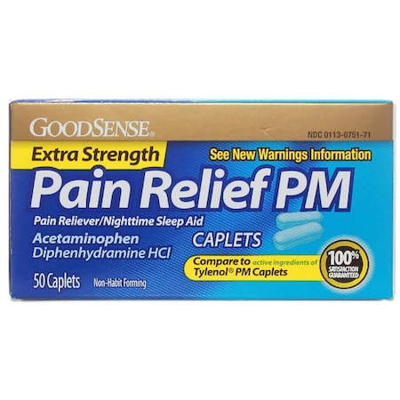 Geiss Destin & Dunn Acetaminophen PM, 500mg, 50PK 00113043771
