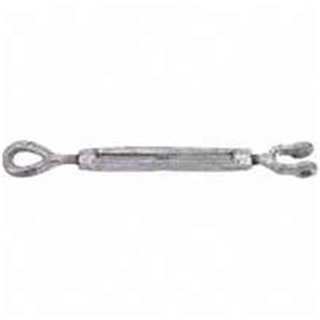 Baron 1812X6 .5 x 6 In. Galvanized Jaw Eye Turnbuckle 6345573