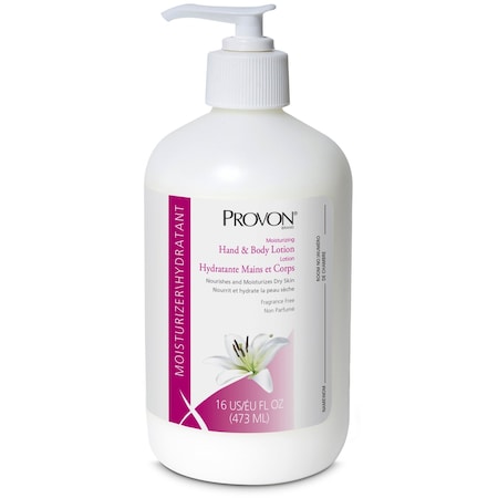 Provon Moisturizing Hand & Body Lotion, 16oz Pump Bottle, PK12 4235-12