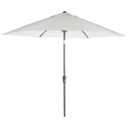 Living Accents Milton 9 ft. Tiltable Canvas Patio Umbrella UM9CTLT-24