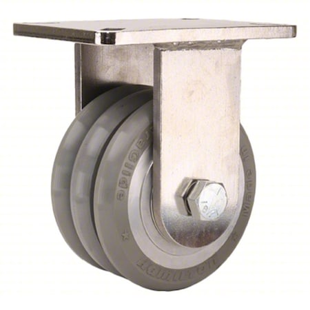 Hamilton Plate Caster, Rigid, Polyurethane, 8"H R-CHS-63SWC95