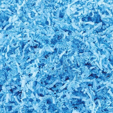 Nashville Wraps Light Blue Crinkle Cut Shredded Paper, 10 lb Box ZF10LB