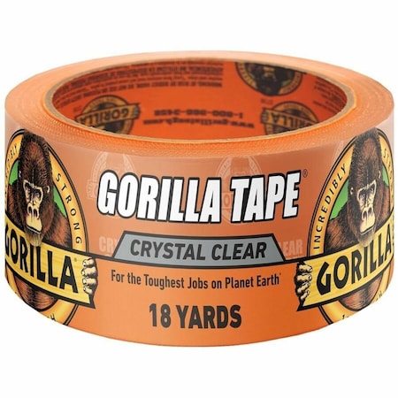 Gorilla Glue Duct Tape, Clear, 5 yd., 1-1/2 in. W 6015002