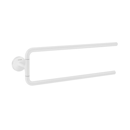 Axor Universal Circular Double Towel Bar, 20" in Matte White 42822700
