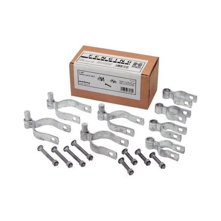 Midwest Air Technologies 2.37 in. Galvanized Drive Gate Hardware Set 7020340