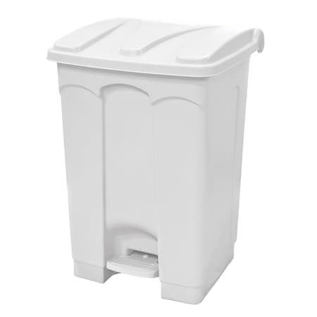 Quantum Storage Systems Step-On Contianer, 12 Gallon, White CSO-12WT