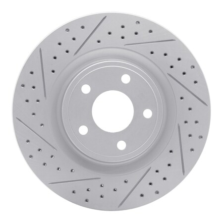 Dynamic Friction Co DFC Geoperformance Rotor - Drilled and Slotted 830-47037R