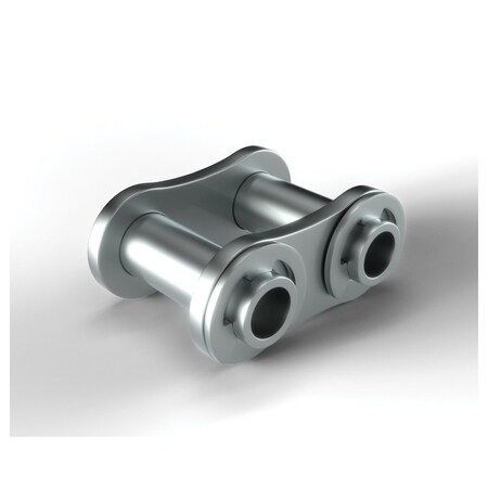 Hkk Chain HKK E-Clip Hollow Pin Connecting Link, #50 chain, 5/8 P, .202 in ID x .280 OD Pin, 304SS SR050HPSCL1