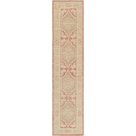 Pasargad Home B-316 211x13 Turkish Oushak Collection Hand-Knotted Wool Runner - 2 ft. 11 in. x 12 ft. 9 in. B-316 3x13